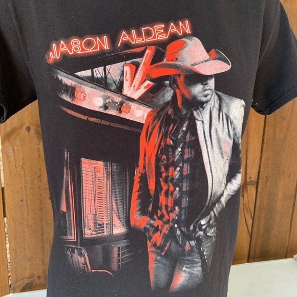 COPY - Jason Aldean Burn in Down Tour T-shirt Size S - Picture 3 of 11